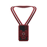 3.0 red black jirai kei cute goth phone necklace