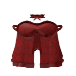 🍓3.0 Red lace off-the-shoulder babydoll