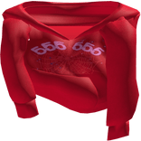 [3.0] Red Sp5der Shoulder Hoodie