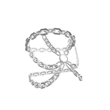 3.0 right shoulder chain bracelet in silver