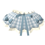 💖3.0 Romantic Light blue plaid Cloak