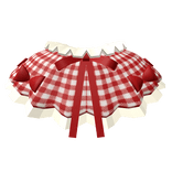 💖3.0 Romantic Red plaid Cloak