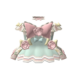 🎀3.0 Romantic sky blue princess doll dress