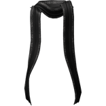 3.0 Rune Esoteric Silver Long Fantasy Black Scarf