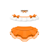 🎀3.0 Sailor outfit with orange bow skirt