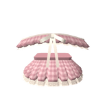 🎀3.0 Set Pink pleated skirt with tassels