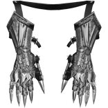 3.0 Silver Gauntlets Fantasy Gaian Armor