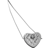 (3.0) Silver Heart Kurt Purse