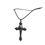 3.0 Silver Skull Cross Necklace