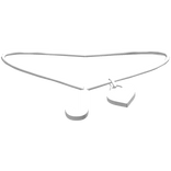 3.0 silver white J initial