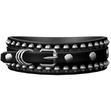 3.0 studded belt choker black