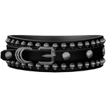 3.0 studded belt choker black