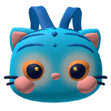 [ 3.0 VER. ] Circle Eye Derpy the Tiger Backpack