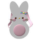 [ 3.0 VER. ] White Easter Bunny Backpack