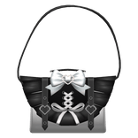 3.0 white black jirai kei cute shoulder bag purse