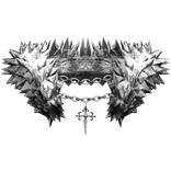 3.0 White Chrome Neck Fur