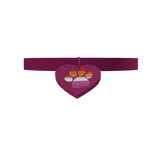 ♡ 3.0 wlw heart paw collar in pink 