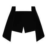 (3.0 Woman) Simple Fancy Black Tailcoat