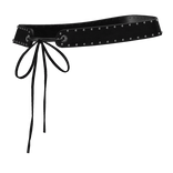 [3.0] Y2K Studded Black Leather Belt