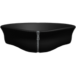 3.0 Zipper Turtleneck Black Wool Basic Neck Collar