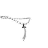 3.0 Zulfiqar Silver Sword Necklace for Women