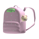 ♡ : 3.0🍓kawaii pink strawberry backpack