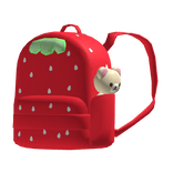 ♡ : 3.0🍓kawaii red strawberry backpack