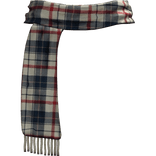 3.0🚀Y2K Vintage Vkei Red & Blue Plaid Scarf🚀