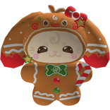 ♡・Christmas Gingerbread Bunny Backpack・Golden