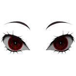 3D Anime Demon Eyes
