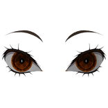 3D Anime Demon Eyes