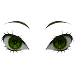 3D Anime Demon Eyes