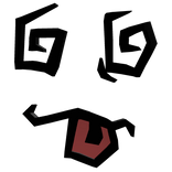 [ 3D ] Confused Dizzy Face