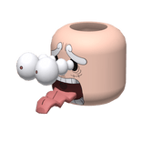 ☁👀3D Goofy Gear 5 Luffy Face Head [One Piece]