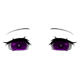 3D Purple Anime Eyes