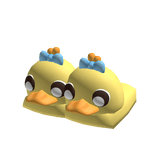 ♡ 3.0 Cute Blue Duck Preppy Kawaii Slippers