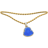 [4.0] 14k Gold Rope Chain Buddha Pendant Set