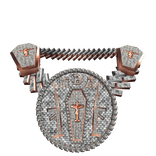 4.0 4kt nba youngboy coffin chain rosegold silver