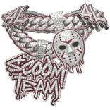 4.0 drip Scoom team iced out hockey chain 