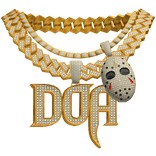 4.0 Gold Iced out DOA stacked chain