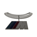 4.0 Iced Out "M" Diamond Chain