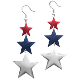 4th July Stars Earrings