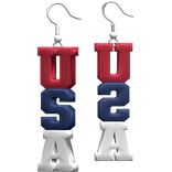 4th July USA Earrings