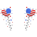 4th of July Heart Boppers