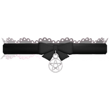 666 :: cute halloween witch set choker pink