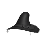 666 :: cute halloween witch set hat black