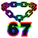 67 cartoony chain necklace