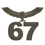 67 chain necklace gold