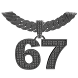 67 chain necklace silver