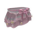 ۶ৎ adorable pink star bow mini skirt